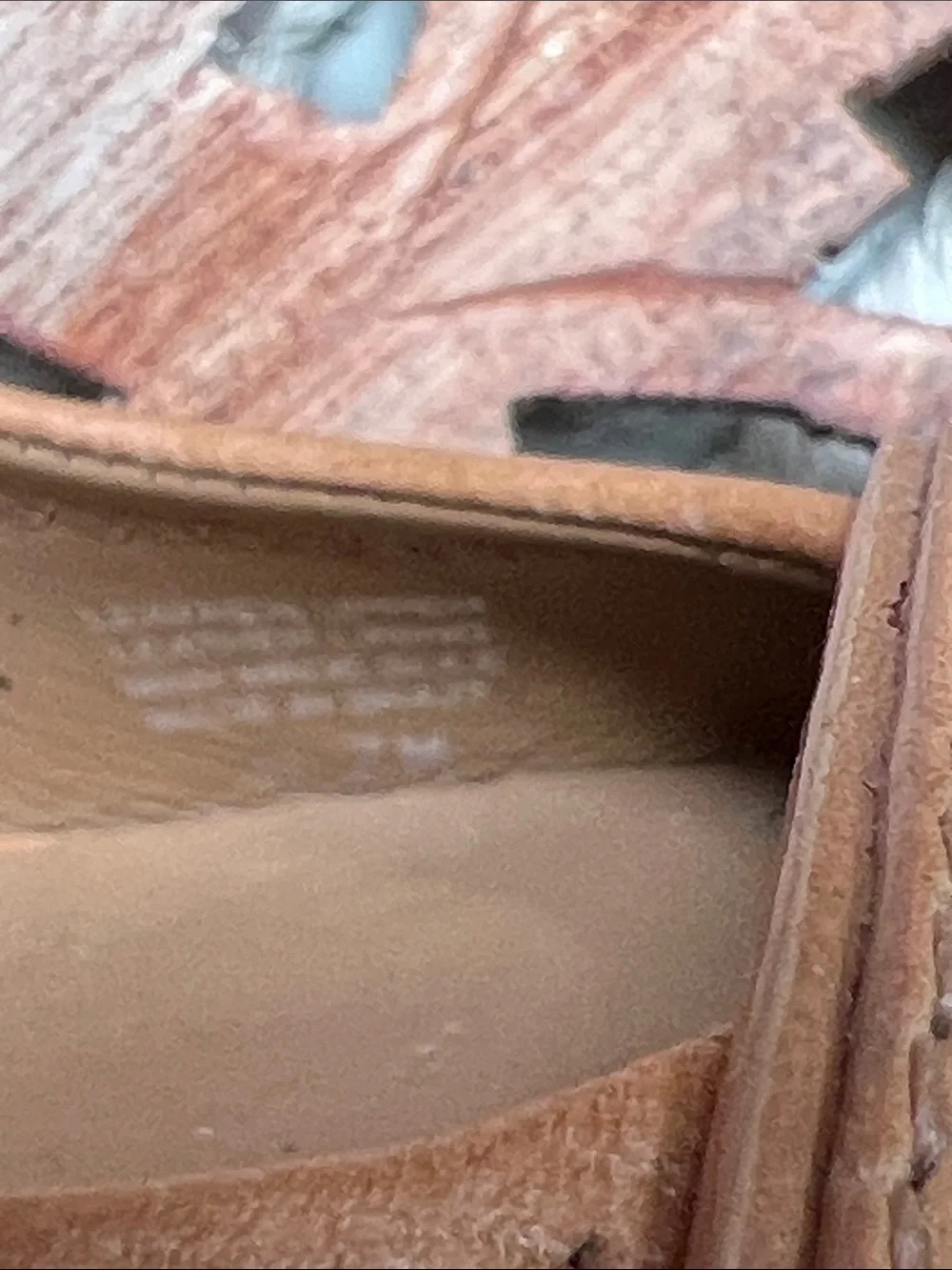 NWOB!  Tory Burch Tan Leather closed toe wedges with Gold Emblem